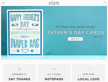 Tablet Screenshot of elumdesigns.com